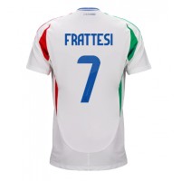 Maglie da calcio Italia Davide Frattesi #7 Seconda Maglia Europei 2024 Manica Corta